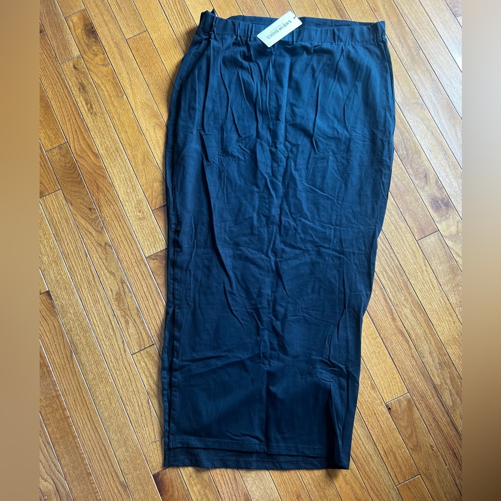 New with tags black long skirt